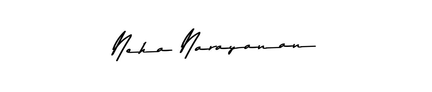 Make a beautiful signature design for name Neha Narayanan. With this signature (Asem Kandis PERSONAL USE) style, you can create a handwritten signature for free. Neha Narayanan signature style 9 images and pictures png