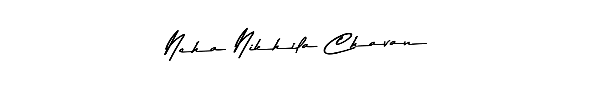 Make a beautiful signature design for name Neha Nikhila Chavan. Use this online signature maker to create a handwritten signature for free. Neha Nikhila Chavan signature style 9 images and pictures png
