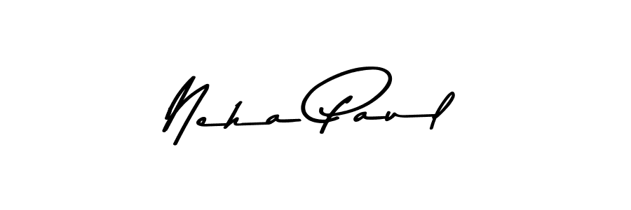 How to make Neha Paul name signature. Use Asem Kandis PERSONAL USE style for creating short signs online. This is the latest handwritten sign. Neha Paul signature style 9 images and pictures png