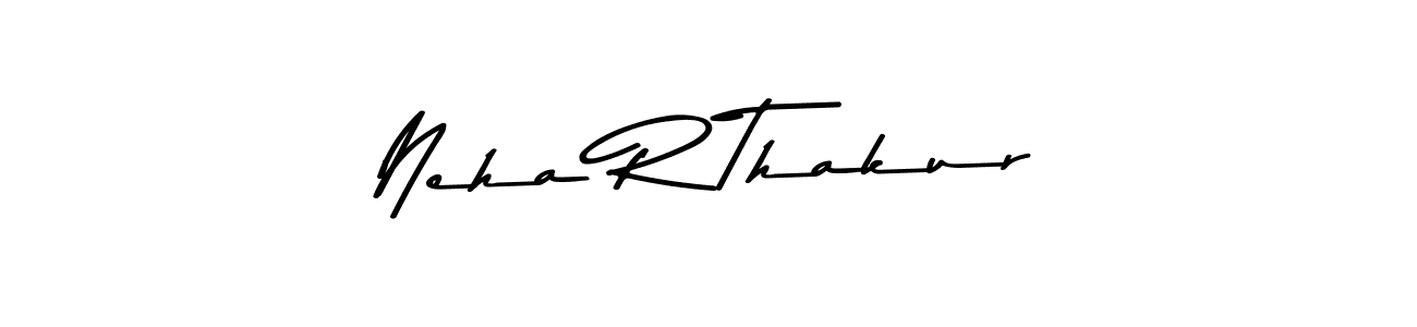 Make a beautiful signature design for name Neha R Thakur. With this signature (Asem Kandis PERSONAL USE) style, you can create a handwritten signature for free. Neha R Thakur signature style 9 images and pictures png