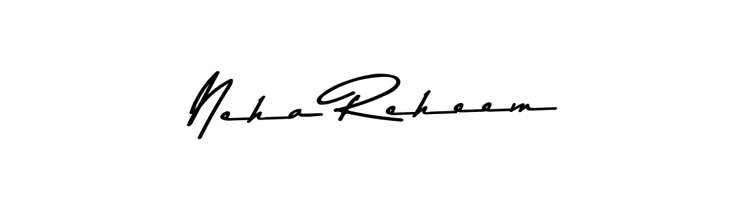 It looks lik you need a new signature style for name Neha Reheem. Design unique handwritten (Asem Kandis PERSONAL USE) signature with our free signature maker in just a few clicks. Neha Reheem signature style 9 images and pictures png