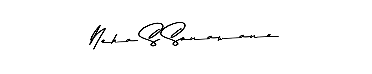 Make a beautiful signature design for name Neha S Sonawane. With this signature (Asem Kandis PERSONAL USE) style, you can create a handwritten signature for free. Neha S Sonawane signature style 9 images and pictures png