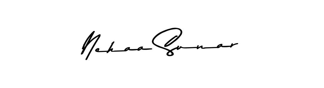 Use a signature maker to create a handwritten signature online. With this signature software, you can design (Asem Kandis PERSONAL USE) your own signature for name Nehaa Sunar. Nehaa Sunar signature style 9 images and pictures png