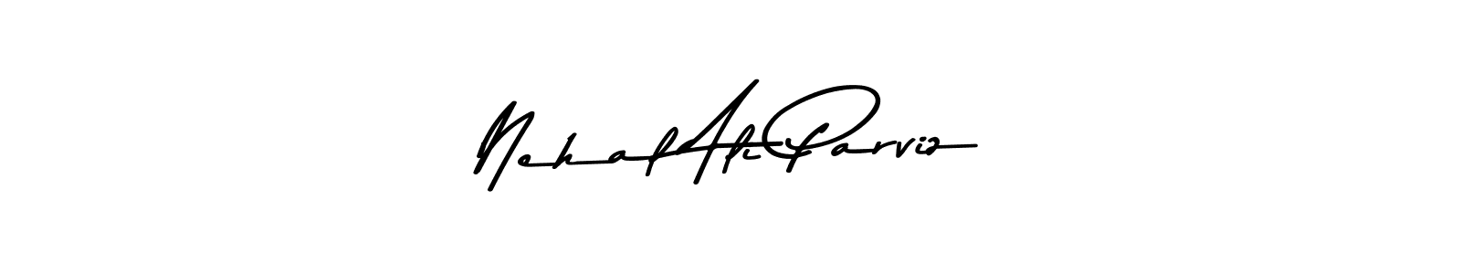 This is the best signature style for the Nehal Ali Parviz name. Also you like these signature font (Asem Kandis PERSONAL USE). Mix name signature. Nehal Ali Parviz signature style 9 images and pictures png