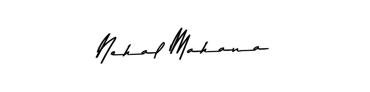 Here are the top 10 professional signature styles for the name Nehal Mahana. These are the best autograph styles you can use for your name. Nehal Mahana signature style 9 images and pictures png