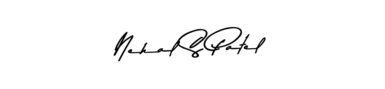 Create a beautiful signature design for name Nehal S Patel. With this signature (Asem Kandis PERSONAL USE) fonts, you can make a handwritten signature for free. Nehal S Patel signature style 9 images and pictures png