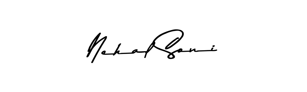 The best way (Asem Kandis PERSONAL USE) to make a short signature is to pick only two or three words in your name. The name Nehal Soni include a total of six letters. For converting this name. Nehal Soni signature style 9 images and pictures png