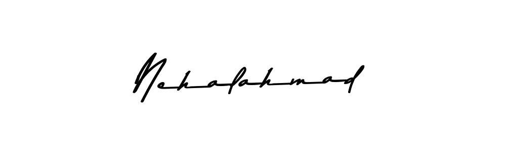 Nehalahmad stylish signature style. Best Handwritten Sign (Asem Kandis PERSONAL USE) for my name. Handwritten Signature Collection Ideas for my name Nehalahmad. Nehalahmad signature style 9 images and pictures png