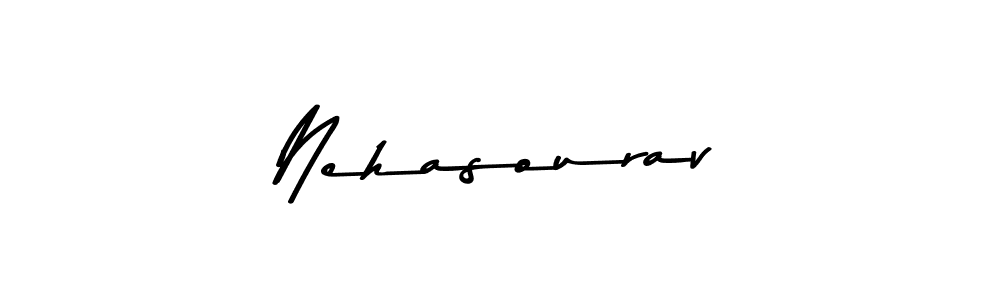 Nehasourav stylish signature style. Best Handwritten Sign (Asem Kandis PERSONAL USE) for my name. Handwritten Signature Collection Ideas for my name Nehasourav. Nehasourav signature style 9 images and pictures png