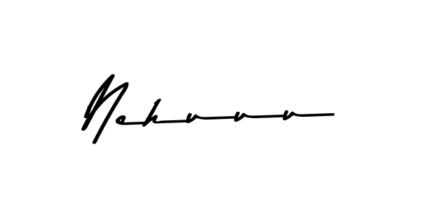 Design your own signature with our free online signature maker. With this signature software, you can create a handwritten (Asem Kandis PERSONAL USE) signature for name Nehuuu. Nehuuu signature style 9 images and pictures png
