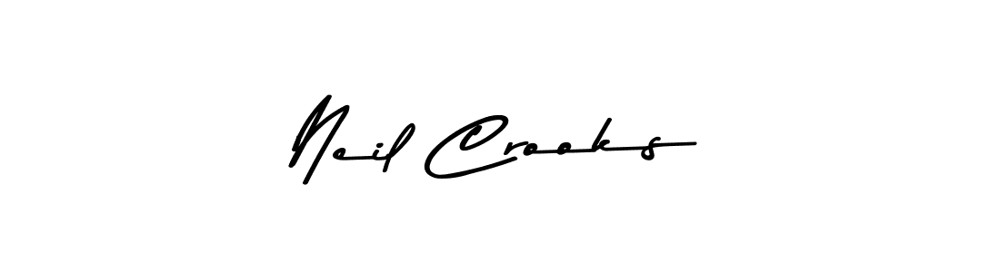 Neil Crooks stylish signature style. Best Handwritten Sign (Asem Kandis PERSONAL USE) for my name. Handwritten Signature Collection Ideas for my name Neil Crooks. Neil Crooks signature style 9 images and pictures png