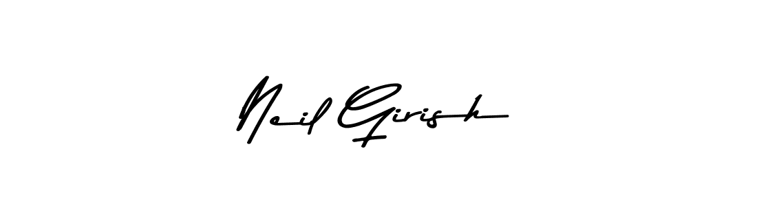 Also we have Neil Girish name is the best signature style. Create professional handwritten signature collection using Asem Kandis PERSONAL USE autograph style. Neil Girish signature style 9 images and pictures png