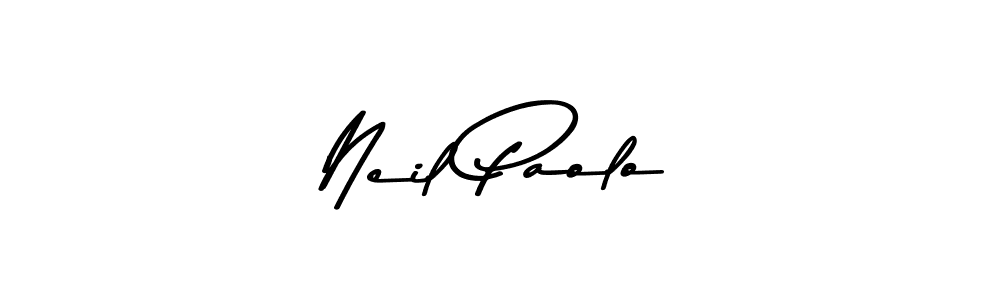 Design your own signature with our free online signature maker. With this signature software, you can create a handwritten (Asem Kandis PERSONAL USE) signature for name Neil Paolo. Neil Paolo signature style 9 images and pictures png