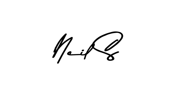 Neil S stylish signature style. Best Handwritten Sign (Asem Kandis PERSONAL USE) for my name. Handwritten Signature Collection Ideas for my name Neil S. Neil S signature style 9 images and pictures png