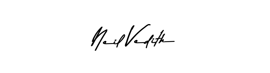 The best way (Asem Kandis PERSONAL USE) to make a short signature is to pick only two or three words in your name. The name Neil Vedith include a total of six letters. For converting this name. Neil Vedith signature style 9 images and pictures png