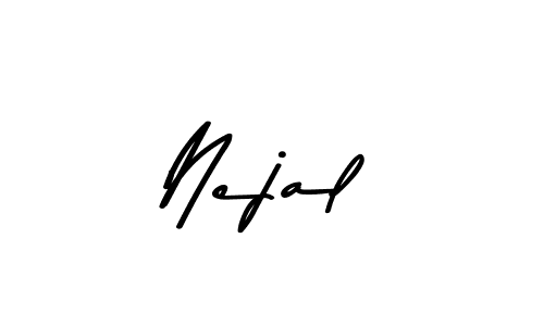 Also You can easily find your signature by using the search form. We will create Nejal name handwritten signature images for you free of cost using Asem Kandis PERSONAL USE sign style. Nejal signature style 9 images and pictures png