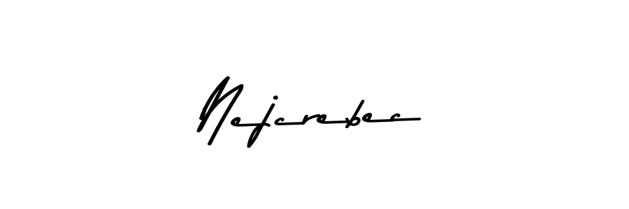 Here are the top 10 professional signature styles for the name Nejcrebec. These are the best autograph styles you can use for your name. Nejcrebec signature style 9 images and pictures png