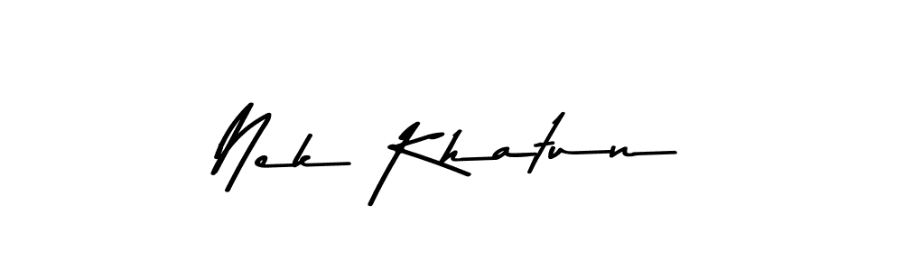 Here are the top 10 professional signature styles for the name Nek Khatun. These are the best autograph styles you can use for your name. Nek Khatun signature style 9 images and pictures png