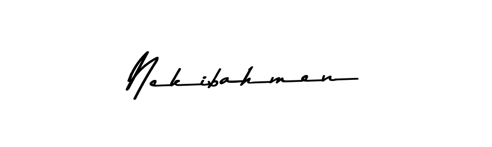 Design your own signature with our free online signature maker. With this signature software, you can create a handwritten (Asem Kandis PERSONAL USE) signature for name Nekibahmen. Nekibahmen signature style 9 images and pictures png