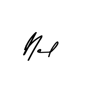 Also You can easily find your signature by using the search form. We will create Nel name handwritten signature images for you free of cost using Asem Kandis PERSONAL USE sign style. Nel signature style 9 images and pictures png
