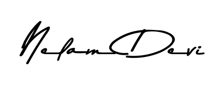 Also You can easily find your signature by using the search form. We will create Nelam Devi name handwritten signature images for you free of cost using Asem Kandis PERSONAL USE sign style. Nelam Devi signature style 9 images and pictures png