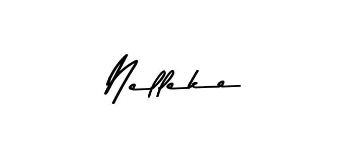 Create a beautiful signature design for name Nelleke. With this signature (Asem Kandis PERSONAL USE) fonts, you can make a handwritten signature for free. Nelleke signature style 9 images and pictures png