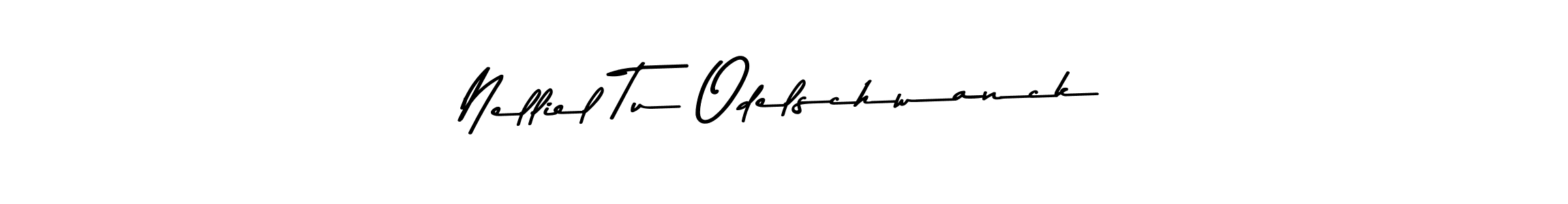 Make a beautiful signature design for name Nelliel Tu Odelschwanck. With this signature (Asem Kandis PERSONAL USE) style, you can create a handwritten signature for free. Nelliel Tu Odelschwanck signature style 9 images and pictures png