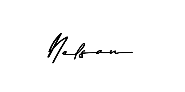 The best way (Asem Kandis PERSONAL USE) to make a short signature is to pick only two or three words in your name. The name Nelsan include a total of six letters. For converting this name. Nelsan signature style 9 images and pictures png