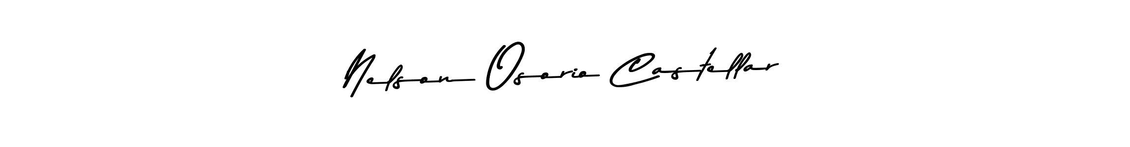 Nelson Osorio Castellar stylish signature style. Best Handwritten Sign (Asem Kandis PERSONAL USE) for my name. Handwritten Signature Collection Ideas for my name Nelson Osorio Castellar. Nelson Osorio Castellar signature style 9 images and pictures png