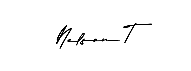 if you are searching for the best signature style for your name Nelson T. so please give up your signature search. here we have designed multiple signature styles  using Asem Kandis PERSONAL USE. Nelson T signature style 9 images and pictures png