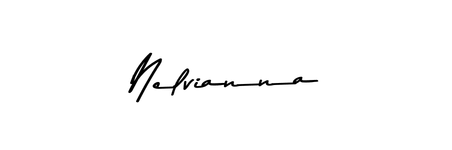 Nelvianna stylish signature style. Best Handwritten Sign (Asem Kandis PERSONAL USE) for my name. Handwritten Signature Collection Ideas for my name Nelvianna. Nelvianna signature style 9 images and pictures png