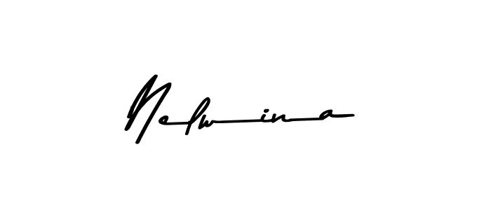 Here are the top 10 professional signature styles for the name Nelwina. These are the best autograph styles you can use for your name. Nelwina signature style 9 images and pictures png