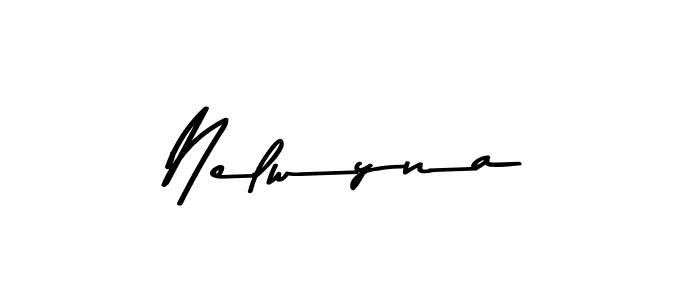 Design your own signature with our free online signature maker. With this signature software, you can create a handwritten (Asem Kandis PERSONAL USE) signature for name Nelwyna. Nelwyna signature style 9 images and pictures png