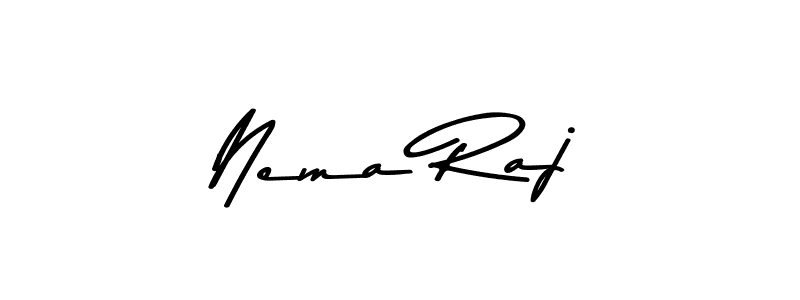 Here are the top 10 professional signature styles for the name Nema Raj. These are the best autograph styles you can use for your name. Nema Raj signature style 9 images and pictures png