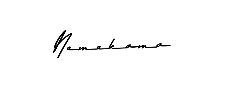 Also we have Nemekama name is the best signature style. Create professional handwritten signature collection using Asem Kandis PERSONAL USE autograph style. Nemekama signature style 9 images and pictures png