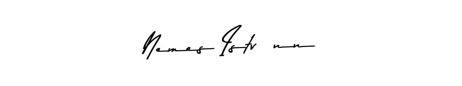 You can use this online signature creator to create a handwritten signature for the name Nemes Istvánné. This is the best online autograph maker. Nemes Istvánné signature style 9 images and pictures png