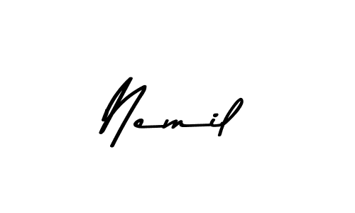 It looks lik you need a new signature style for name Nemil. Design unique handwritten (Asem Kandis PERSONAL USE) signature with our free signature maker in just a few clicks. Nemil signature style 9 images and pictures png