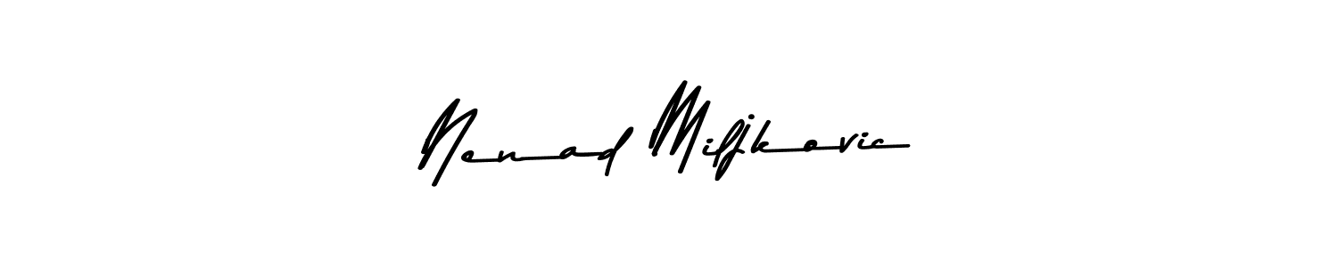 Here are the top 10 professional signature styles for the name Nenad Miljkovic. These are the best autograph styles you can use for your name. Nenad Miljkovic signature style 9 images and pictures png