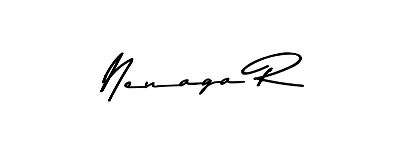 Similarly Asem Kandis PERSONAL USE is the best handwritten signature design. Signature creator online .You can use it as an online autograph creator for name Nenaga R. Nenaga R signature style 9 images and pictures png