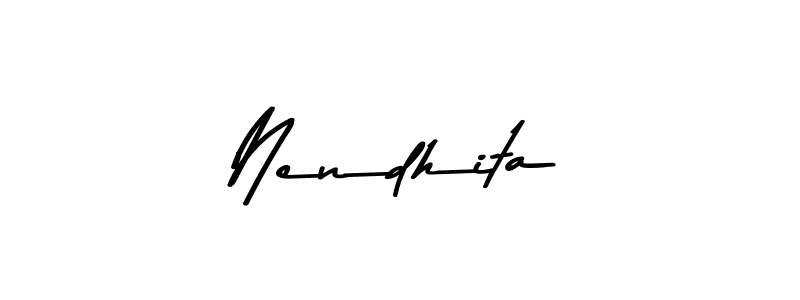 Use a signature maker to create a handwritten signature online. With this signature software, you can design (Asem Kandis PERSONAL USE) your own signature for name Nendhita. Nendhita signature style 9 images and pictures png