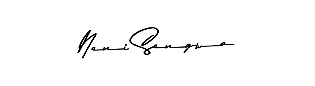 Use a signature maker to create a handwritten signature online. With this signature software, you can design (Asem Kandis PERSONAL USE) your own signature for name Neni Sengwa. Neni Sengwa signature style 9 images and pictures png