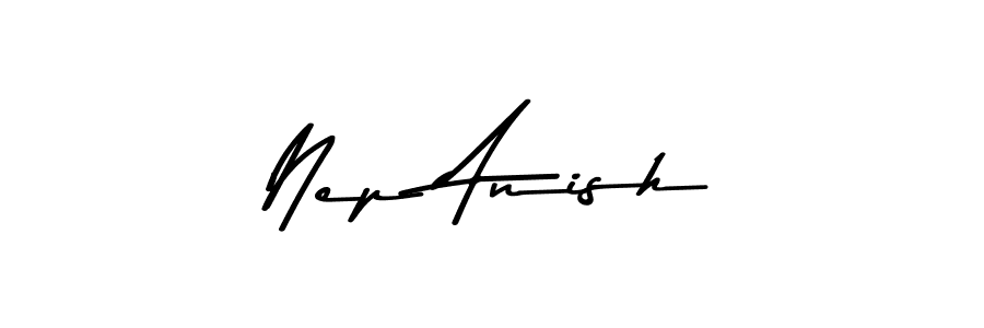 How to make Nep Anish signature? Asem Kandis PERSONAL USE is a professional autograph style. Create handwritten signature for Nep Anish name. Nep Anish signature style 9 images and pictures png