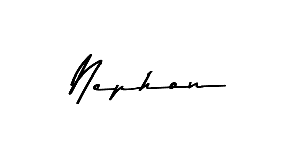 The best way (Asem Kandis PERSONAL USE) to make a short signature is to pick only two or three words in your name. The name Nephon include a total of six letters. For converting this name. Nephon signature style 9 images and pictures png