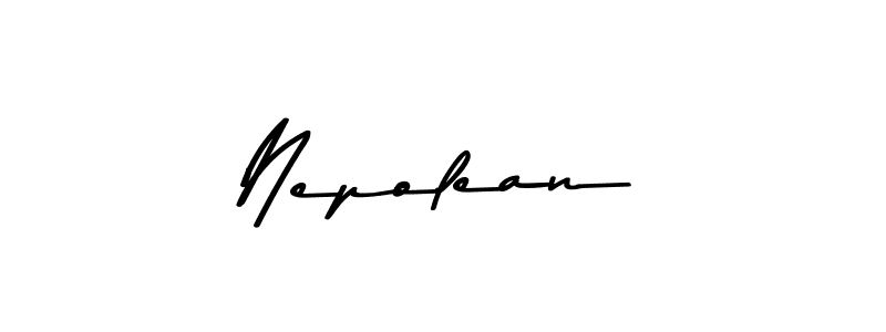 Nepolean stylish signature style. Best Handwritten Sign (Asem Kandis PERSONAL USE) for my name. Handwritten Signature Collection Ideas for my name Nepolean. Nepolean signature style 9 images and pictures png