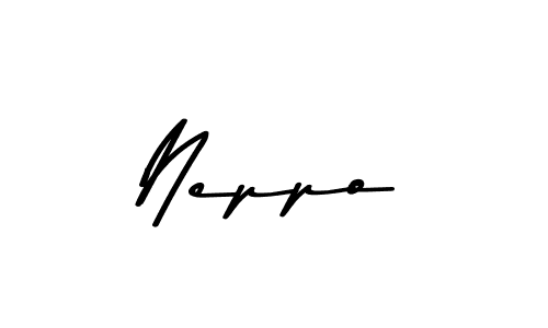 Use a signature maker to create a handwritten signature online. With this signature software, you can design (Asem Kandis PERSONAL USE) your own signature for name Neppo. Neppo signature style 9 images and pictures png