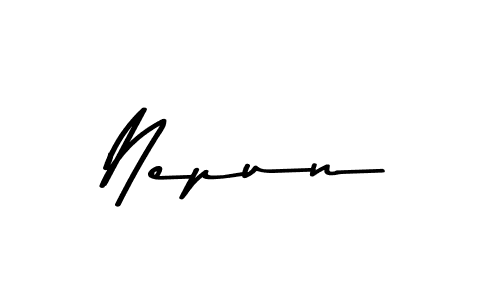 How to make Nepun name signature. Use Asem Kandis PERSONAL USE style for creating short signs online. This is the latest handwritten sign. Nepun signature style 9 images and pictures png