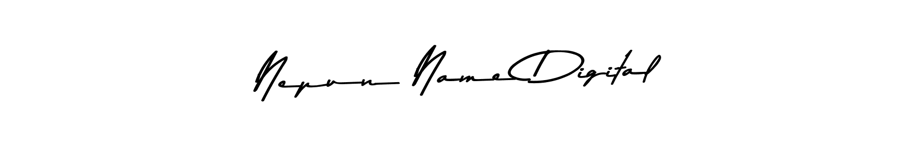 Here are the top 10 professional signature styles for the name Nepun Name Digital. These are the best autograph styles you can use for your name. Nepun Name Digital signature style 9 images and pictures png