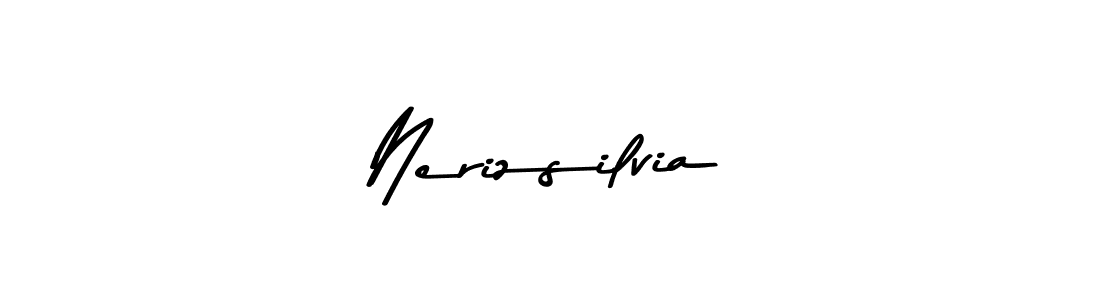 The best way (Asem Kandis PERSONAL USE) to make a short signature is to pick only two or three words in your name. The name Nerizsilvia include a total of six letters. For converting this name. Nerizsilvia signature style 9 images and pictures png