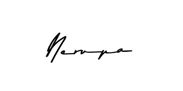 Create a beautiful signature design for name Nerupa. With this signature (Asem Kandis PERSONAL USE) fonts, you can make a handwritten signature for free. Nerupa signature style 9 images and pictures png