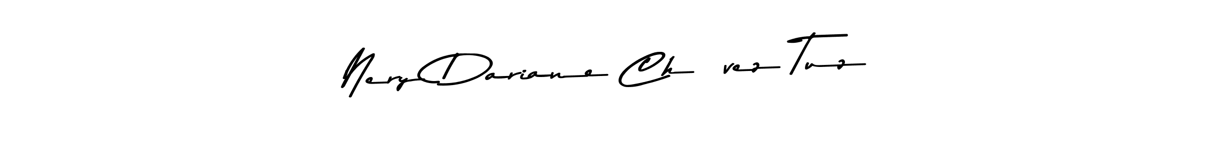 Create a beautiful signature design for name Nery Dariane Chávez Tuz. With this signature (Asem Kandis PERSONAL USE) fonts, you can make a handwritten signature for free. Nery Dariane Chávez Tuz signature style 9 images and pictures png